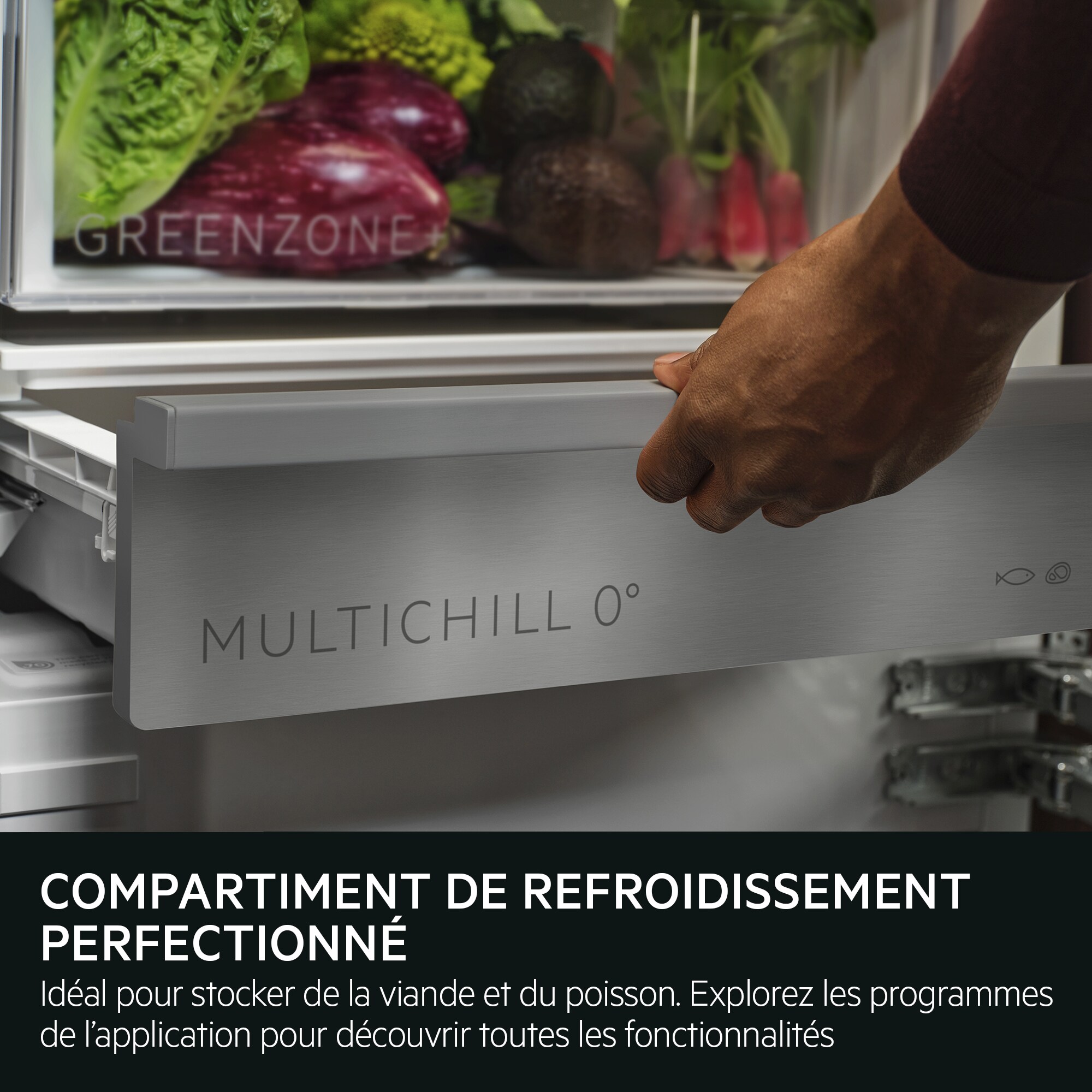 AEG - Réfrigérateur-congélateur encastrable - TSC9V181BS