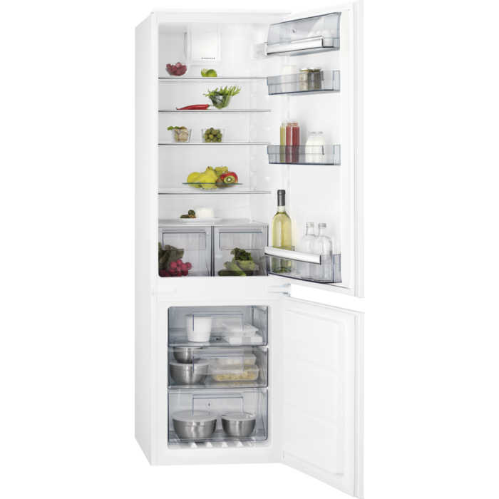 AEG - Réfrigérateur-congélateur encastrable - SCB618E6TS