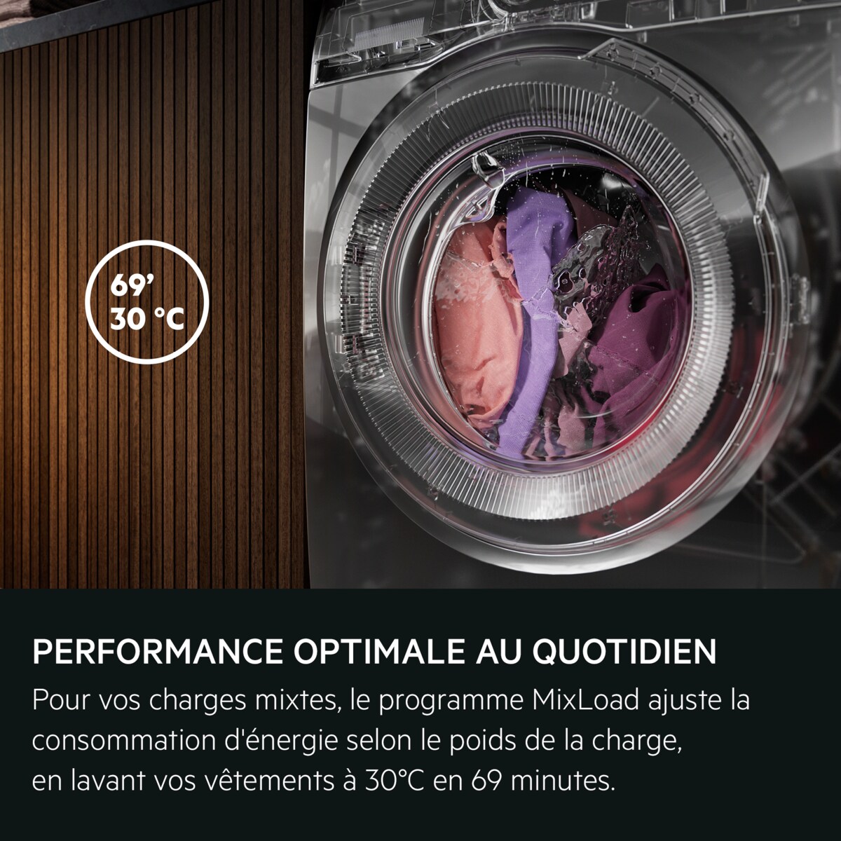 AEG - Lave-linge chargement frontal - LFR6G1410V