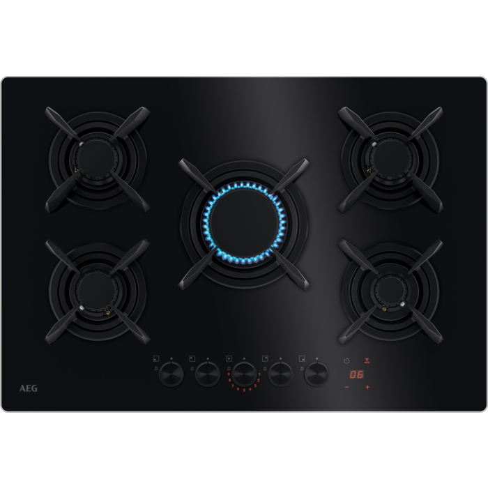 AEG - Plaque gaz - HKB75453NB