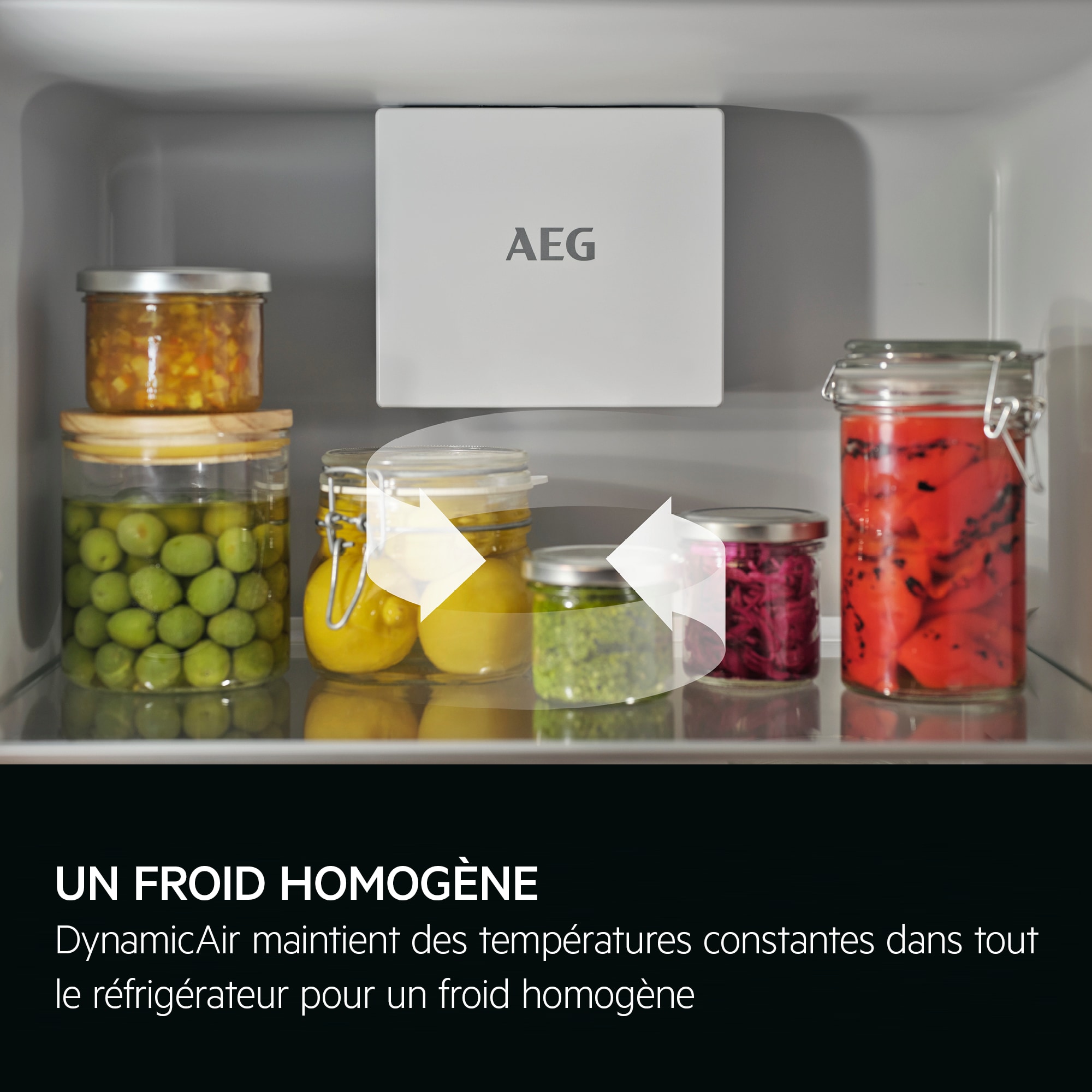 AEG - Réfrigérateur-congélateur encastrable - SCK618F3FS