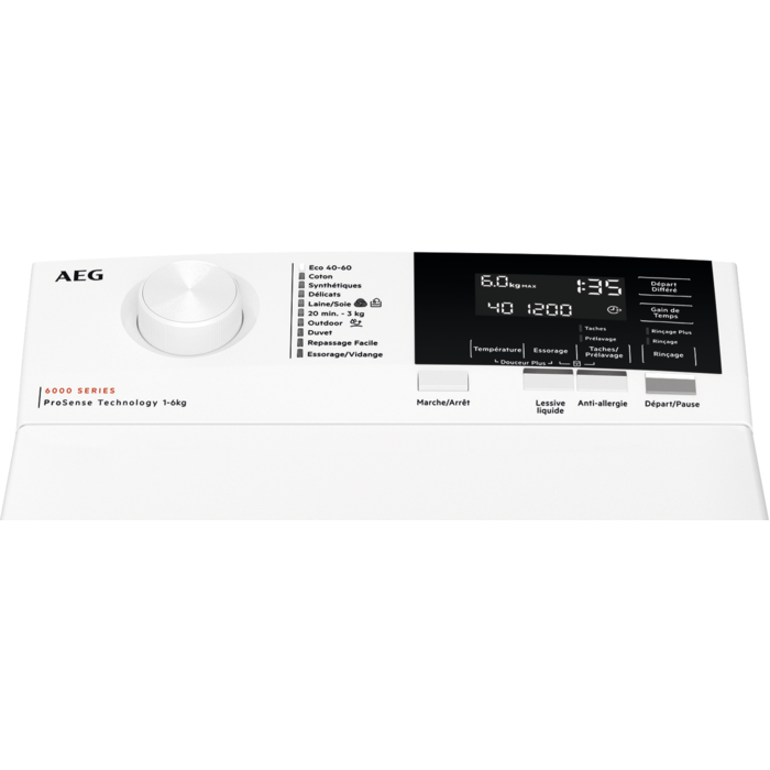 AEG - Lave-linge chargement par le dessus - LTR6G6120A
