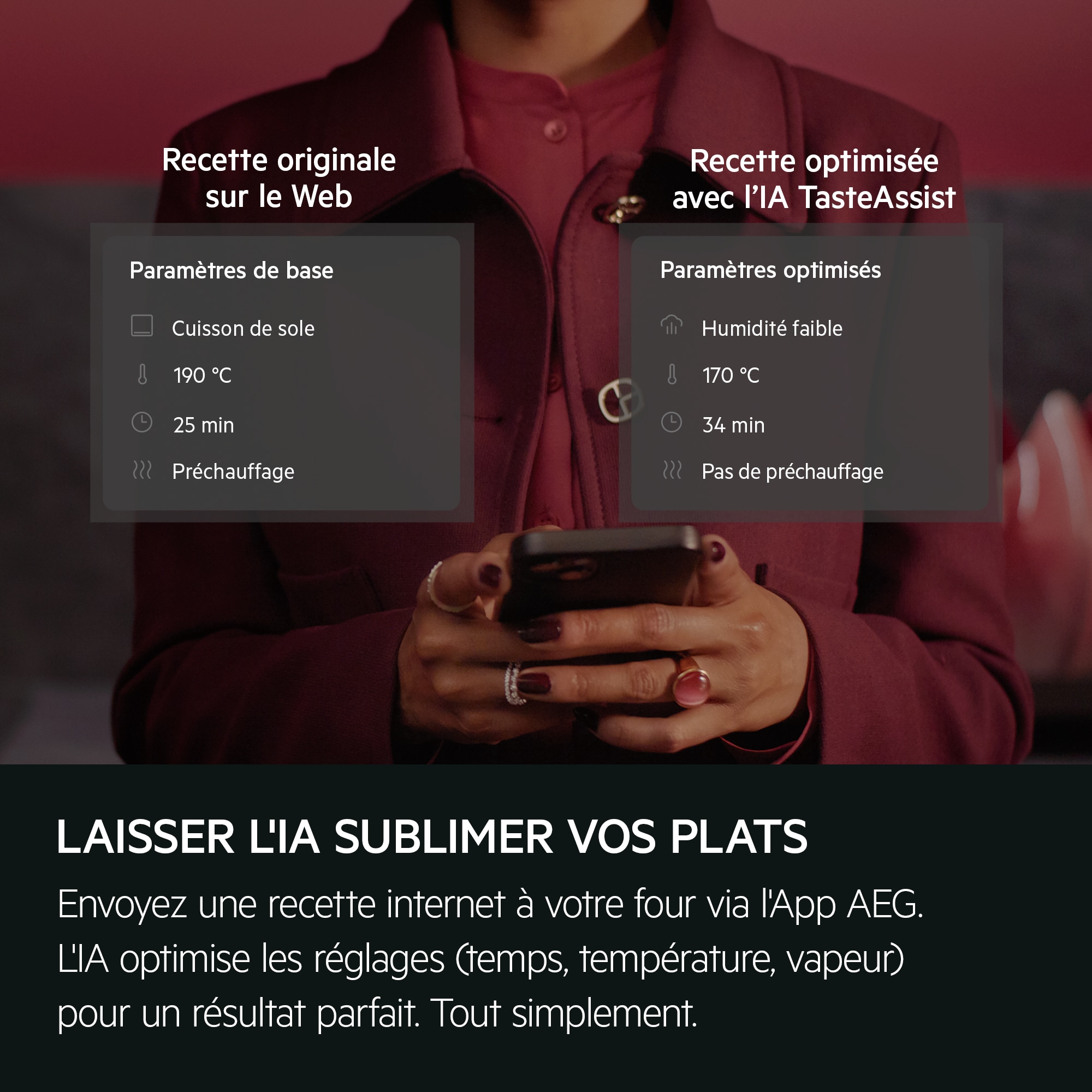 AEG - Fours vapeur - TR7PB731SB