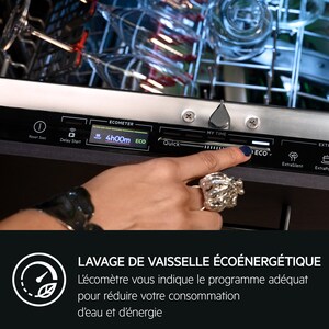 Lave-vaisselle Brandt 60 Cm BF3424CB - 14 Couverts - Silencieux (44 DB) - 8 Programmes - Cuve Inox