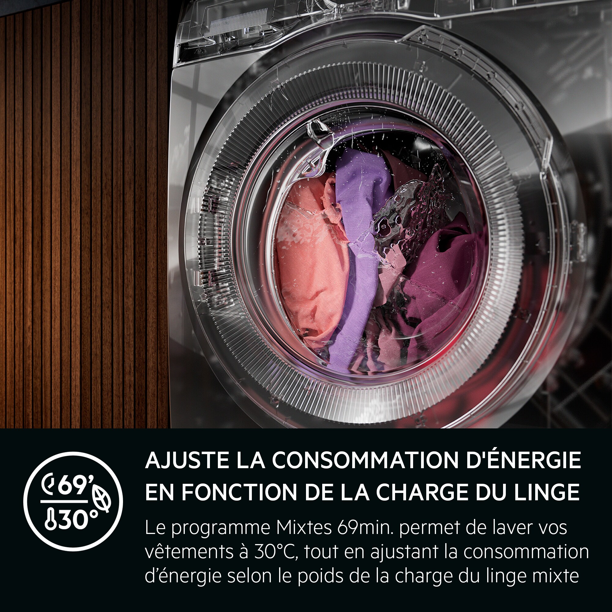 AEG - 10 kg washing machine - LFR61G114S