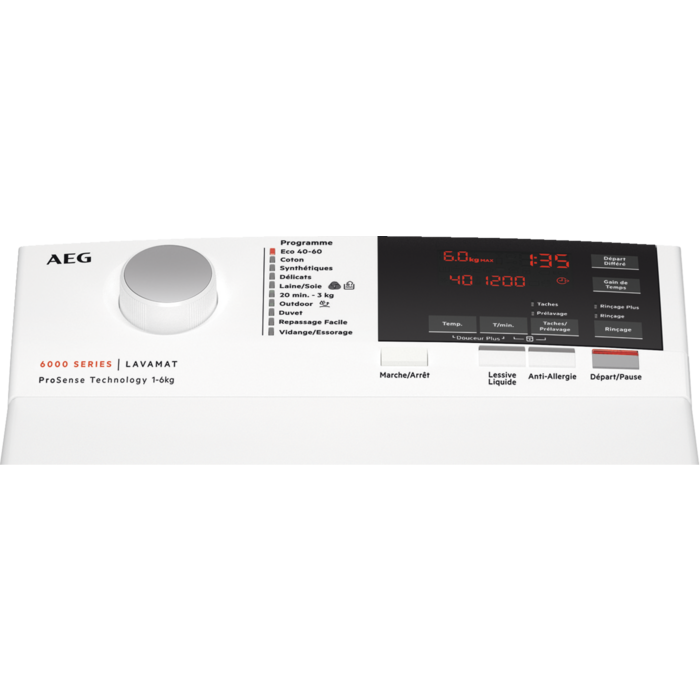 AEG - Lave-linge chargement par le dessus - L6TDR642G