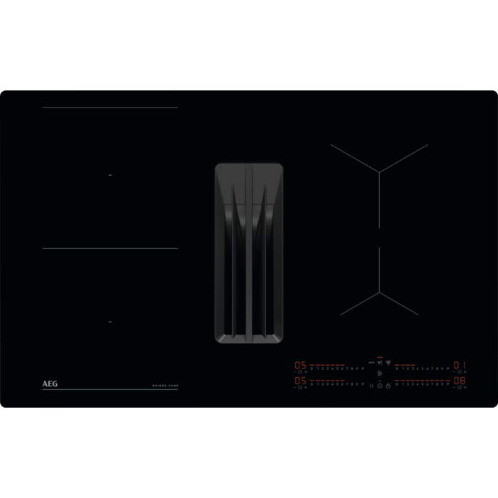 AEG - Plaque induction aspirante - TH84CB03CB