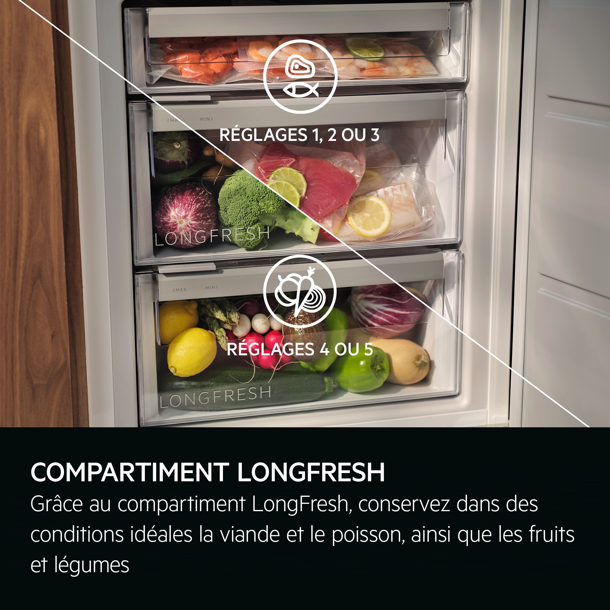 AEG - réfrigérateur encastrable - SKE818E9ZC