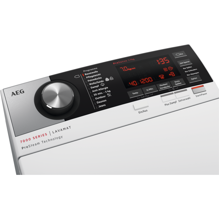 AEG - Lave-linge chargement par le dessus - L8TER655C