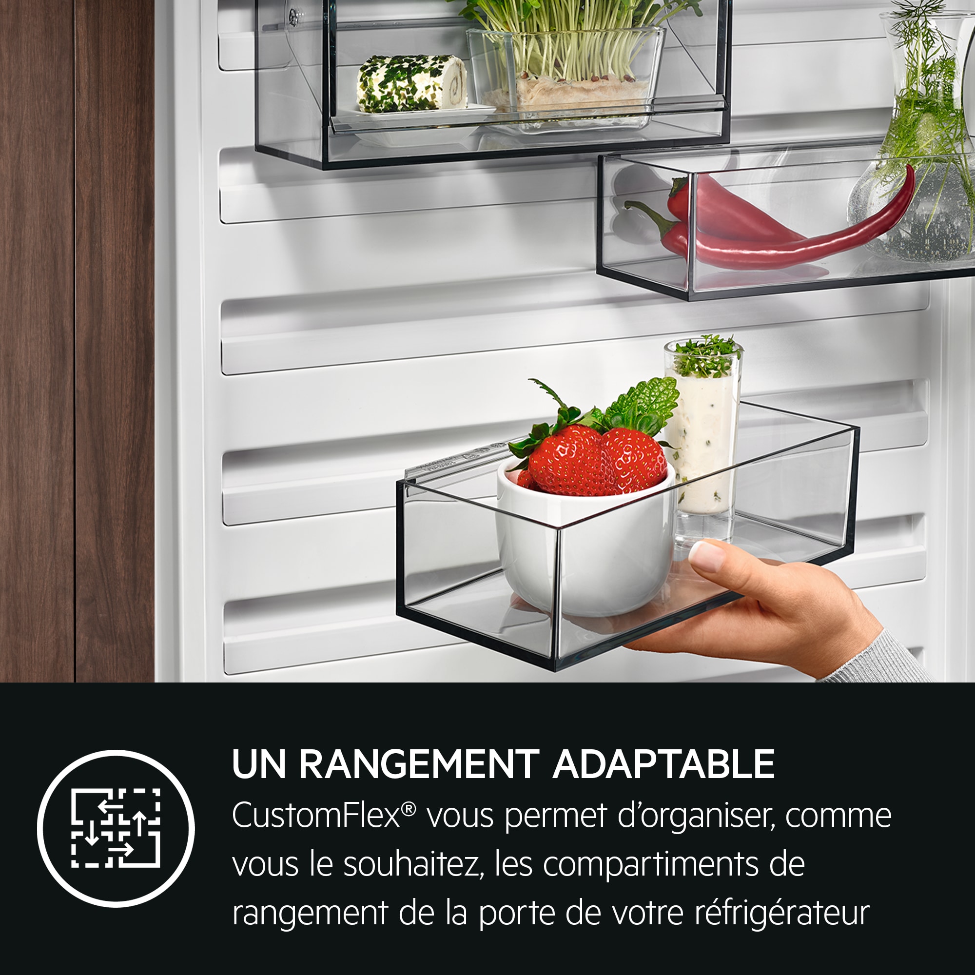 AEG - Réfrigérateur-congélateur encastrable - OSC6M19FDS