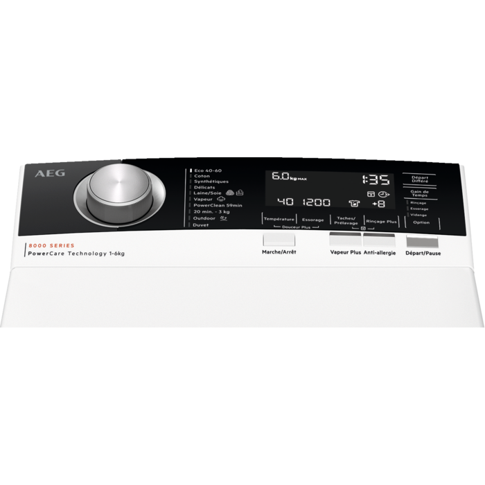 AEG - Lave-linge chargement par le dessus - LTR8C6150D