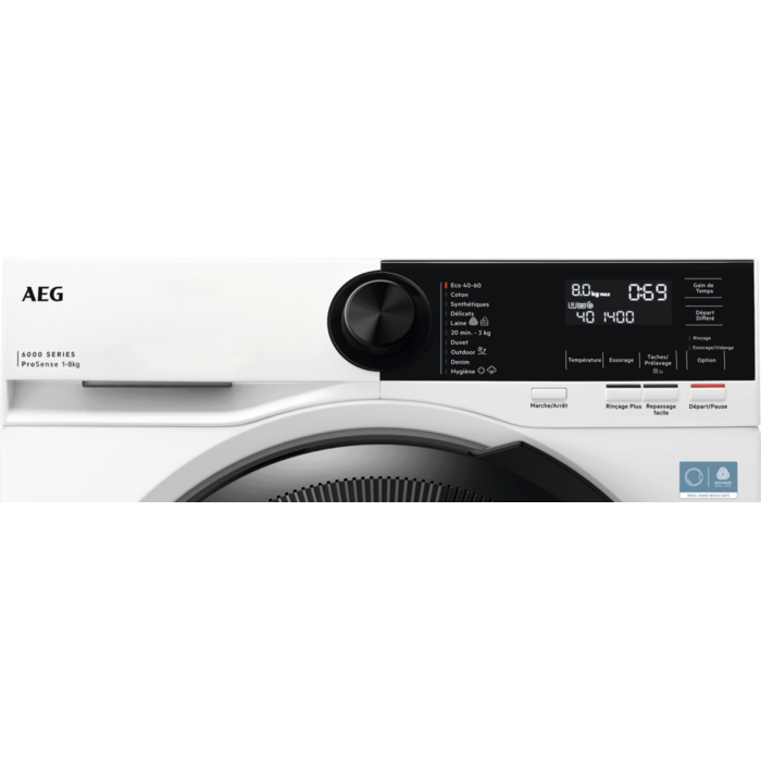 AEG - Lave-linge chargement frontal - LFR62E814O