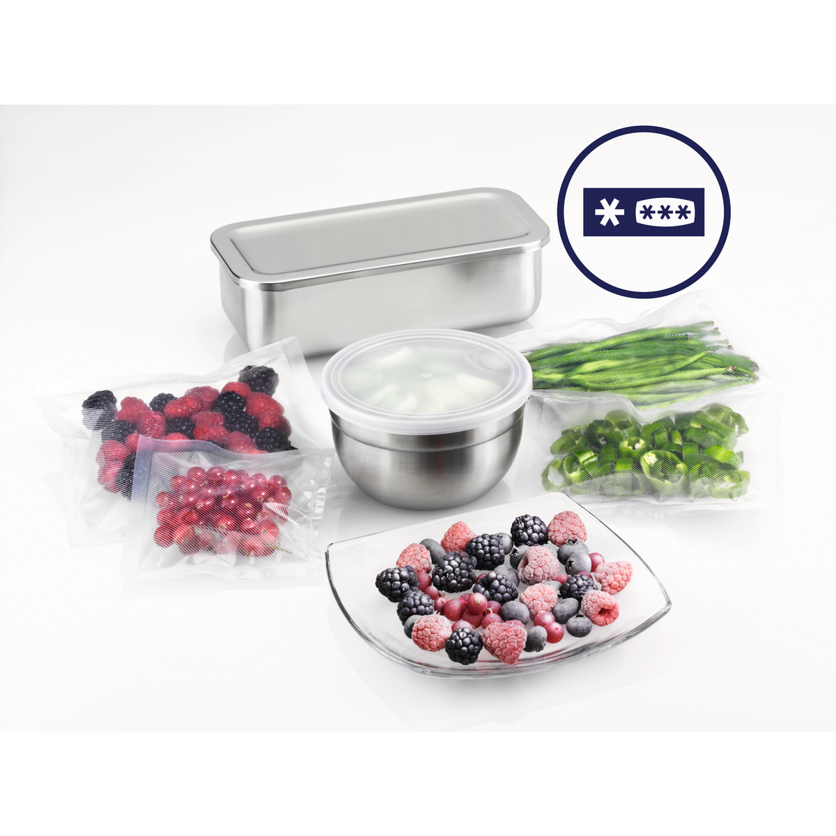 AEG - Small refrigerator - SFB58221AF