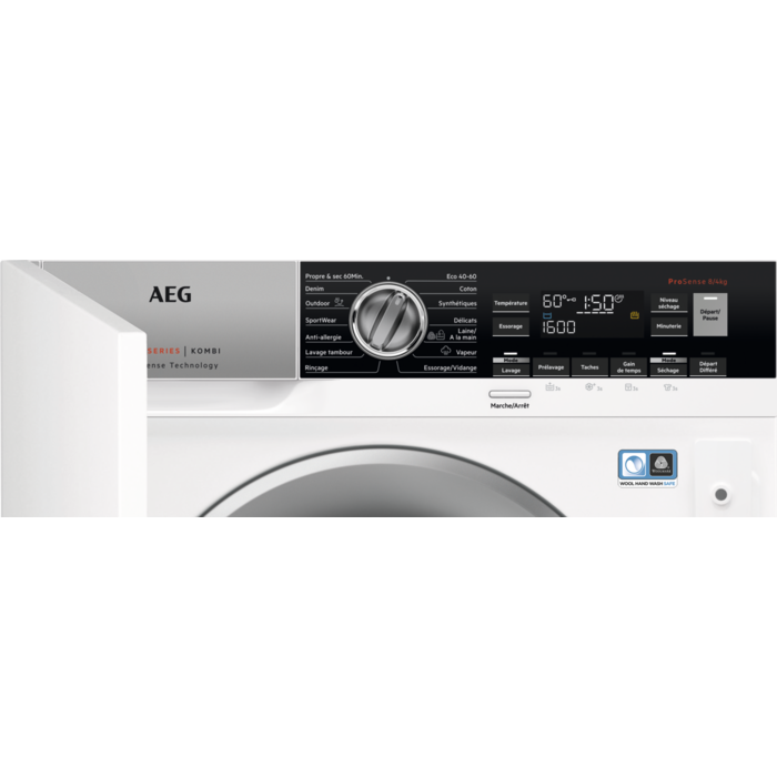 AEG - Lavante-Séchante encastrable - LWX8463BI