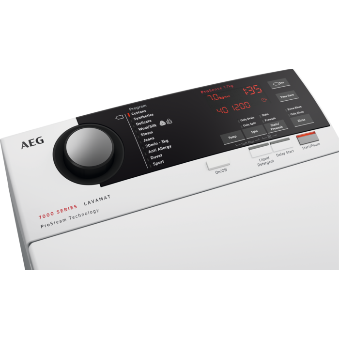 AEG - Lave-linge chargement par le dessus - L7TBD734E