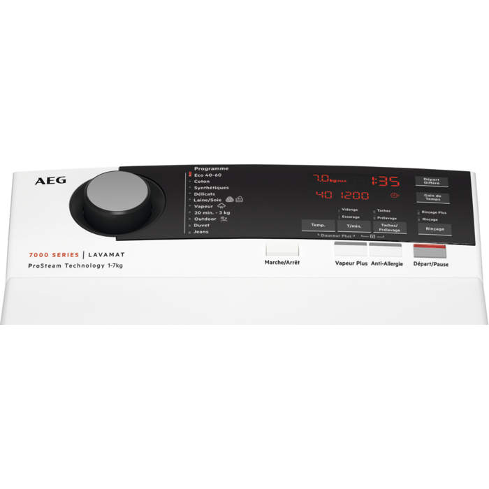 AEG - Lave-linge chargement par le dessus - L7TBD734E