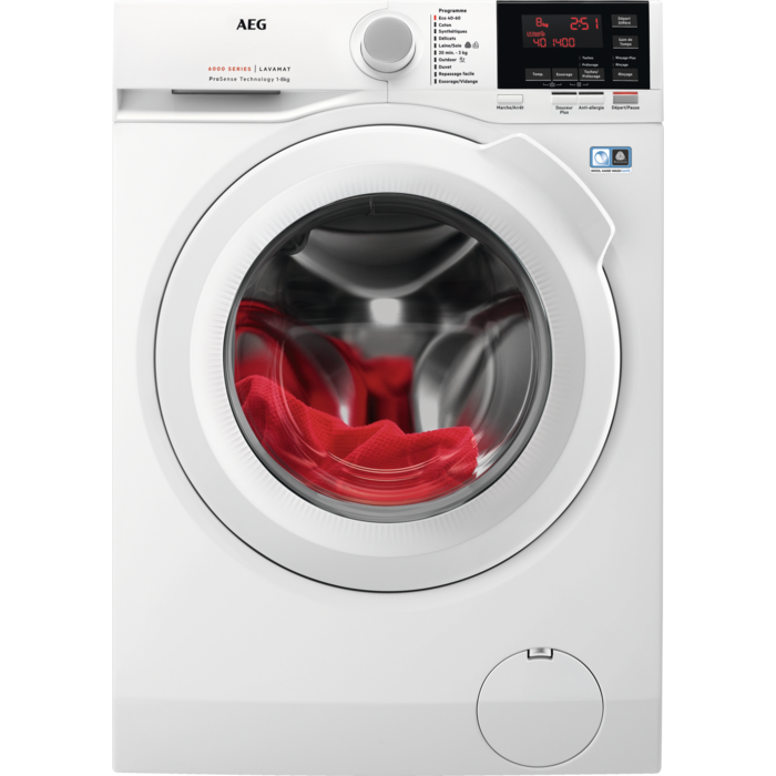 AEG - Lave-linge chargement frontal - L6FBR844G