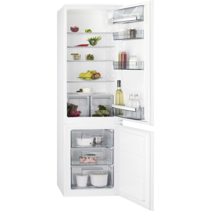 AEG - Réfrigérateur-congélateur encastrable - SCB618F3LS