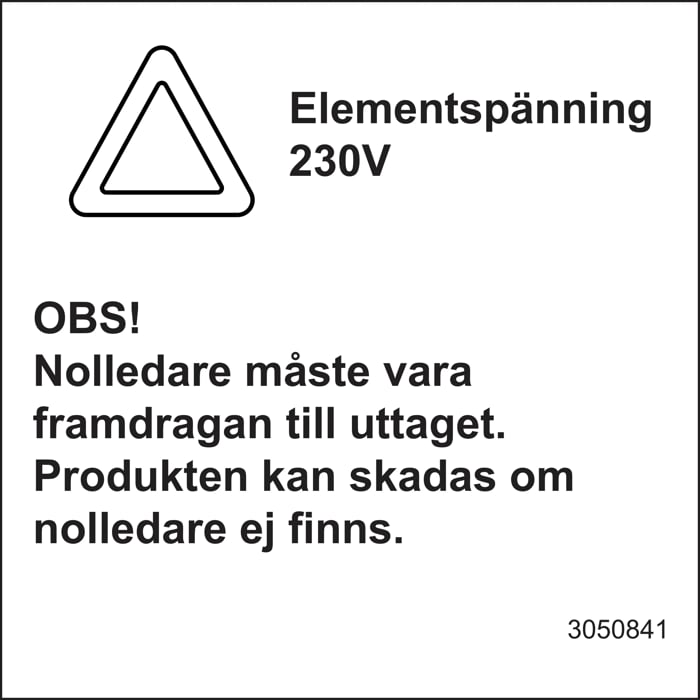 Attention : la fiche de la plaque doit être bien insérée dans la cuisinière.
Vérifiez que toutes les zones de cuisson fonctionnent correctement après l’installation.
