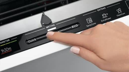 Lave-vaisselle avec QuickSelect